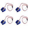 DIYmalls Feetech FS90R Continuous Rotation Micro RC Servo 360 Motor Analog 6V for Arduino Microbit (Pack of 4)