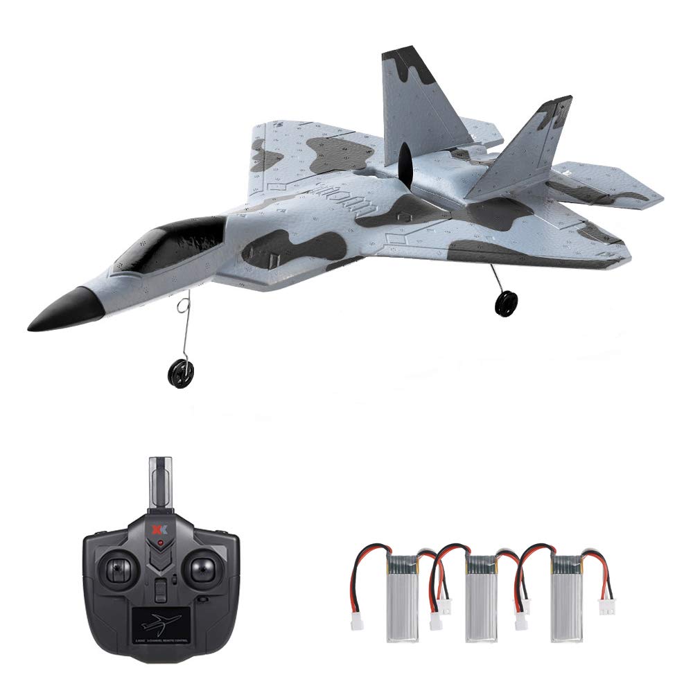Goolrc Wltoys Xks A180 Rc Airplane, 2.4Ghz 2 Channel Remote Control Plane With 6 Axis Gyro System, Adjustable Rudder, Brushless