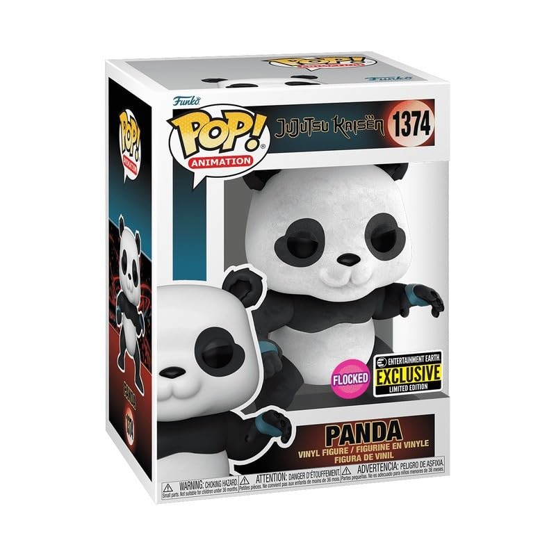 Funko Pop! Animation Jujutsu Kaisen - Panda (Flocked) Vinyl Figure