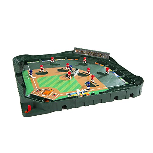 Game Zone Super Stadium Baseball Game - Realistic Tabletop Baseball Game For 2 Players Ages 6+