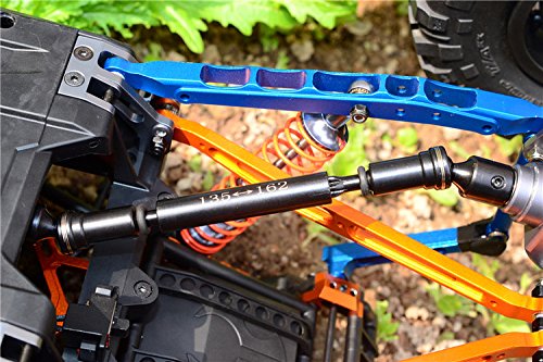 EPTNNASO Steel #45 Rear Main Drive Shaft 1 pc for RC CAR Yeti 1/10 AX31114 Black