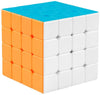 Coogam Qiyi 4x4 Speed Cube Stickerless Magic Puzzle Toy - White, Model: cube015, Ideal Gift for Kids & Adults