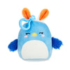 Squishmallows 3.5'''' Easter Clip-On Bebe The Bluebird, Pink