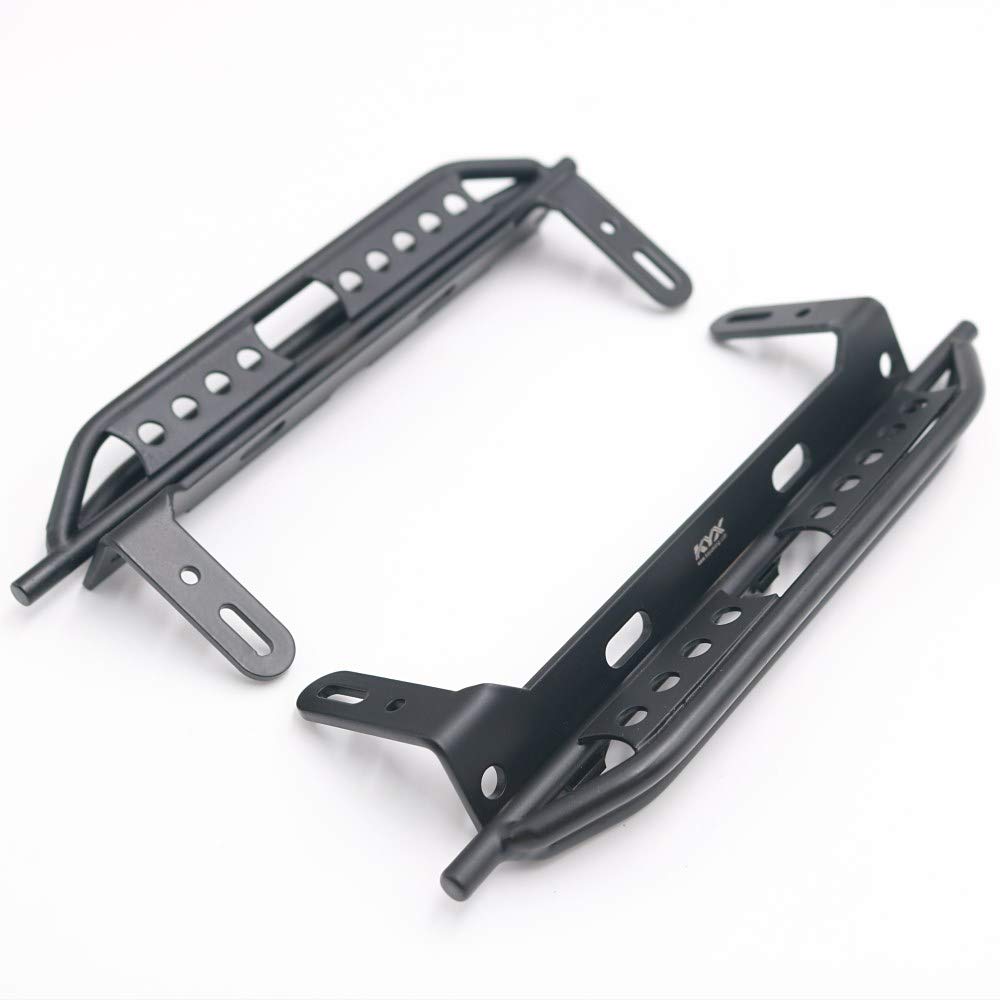 KYX Racing Metal Side Step Running Boards Foot-Plate for 1/10 RC Crawler TRX-4 (Alloy)