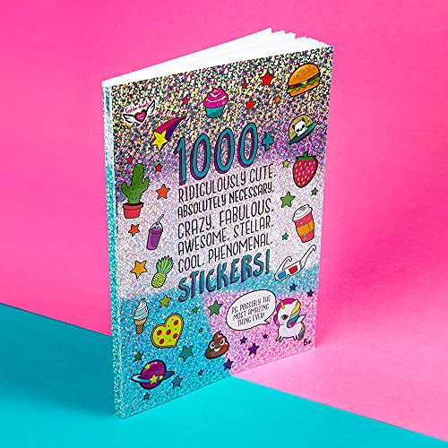 Fashion Angels 1000+ Ridiculously Cute Stickers For Kids - Fun Craft Stickers For Scrapbooks, Planners, Gifts And Rewards, 40-Page Sticker Book For Kids Ages 6+ And Up