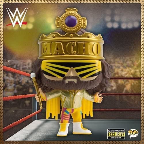 Wwe King Macho Man Metallic Pop! Vinyl Figure - Entertainment Earth Exclusive
