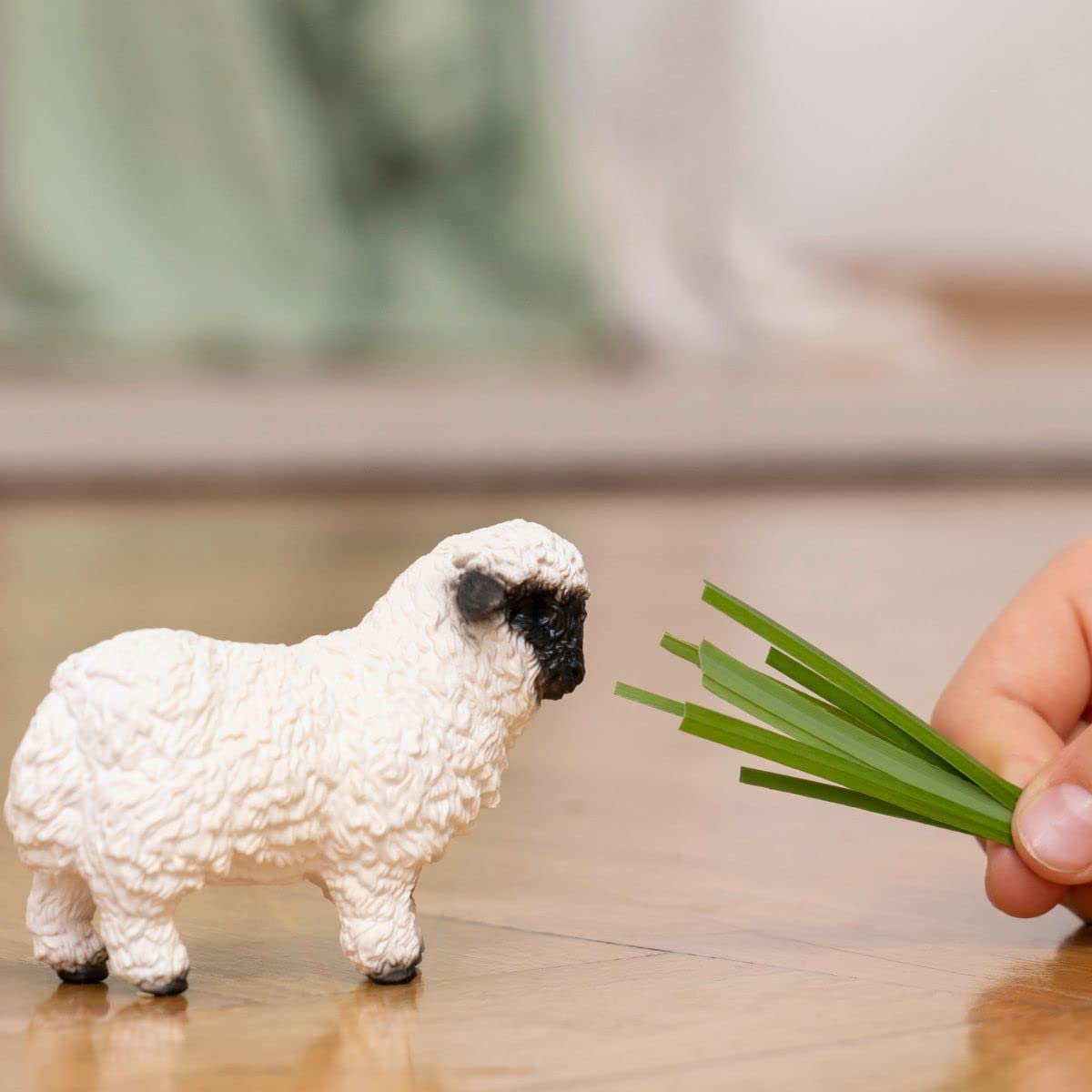 Schleich Farm World New 2023, Realistic Farm Animal Toys For Kids, Valais Black-Nosed Sheep Toy, Ages 3+