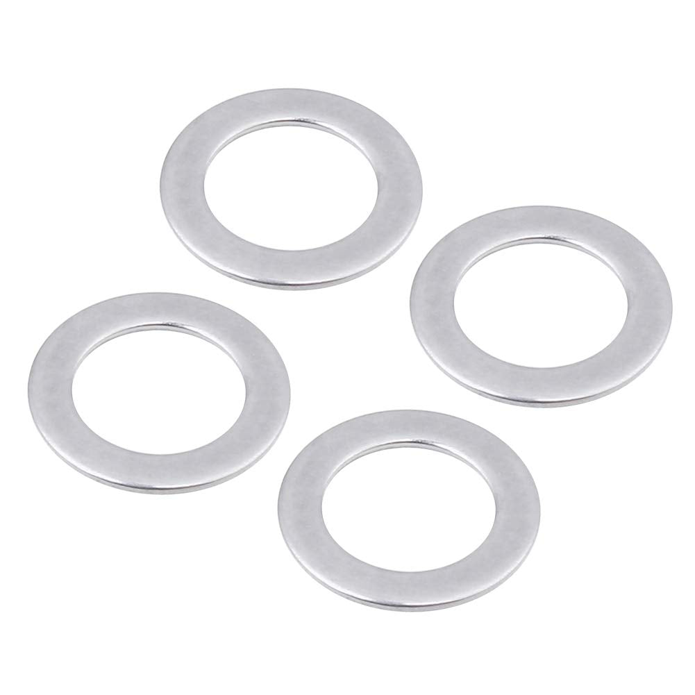 Hobbypark Anodized Aluminum Hex Wheel Hubs Pins and M4 Flanged Lock Nuts Washers Set for Traxxas Slash 2WD 1/10 Upgrade Parts,Re