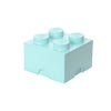 Room Copenhagen Lego Box Stackable Storage Solution-Brick 4, Light Royal Blue