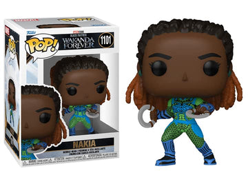 Pop Marvel: Black Panther: Wakanda Forever - Nakia Funko Vinyl Figure (Bundled With Compatible Box Protector Case), Multicolored