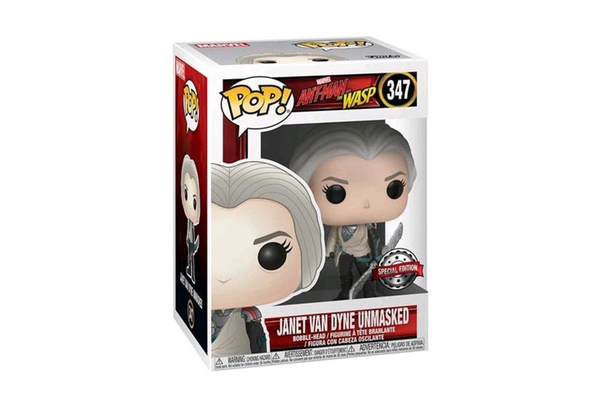 Funko Pop! Marvel: Janet Van Dyne Unmasked - Ant-Man And The Wasp Exclusive Vinyl Figure #347