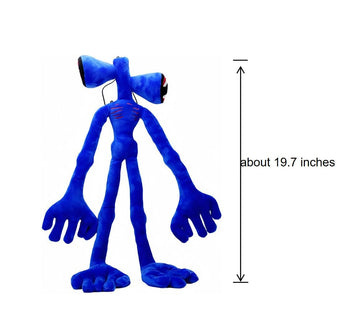 POPRORE Siren Head Plush Toy - Posed Cartoon Toy with Steel Wires, Klein Blue, Ideal for Christmas, Halloween & Birthday Parties