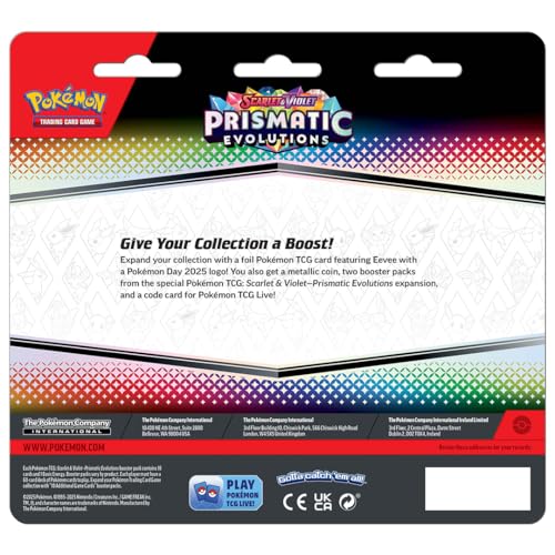 Pokemon Tcg: Scarlet And Violet: Prismatic Evolutions Two-Booster Blister