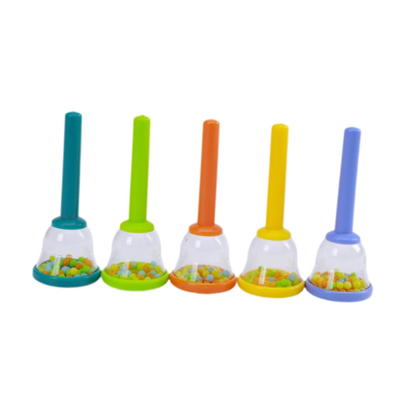 Bnf5X Kids Hand Bell Sand Toy Handbell For Chorus Party Supplies Classroom|Musical Instruments & Gear | Percussion | Orchestral