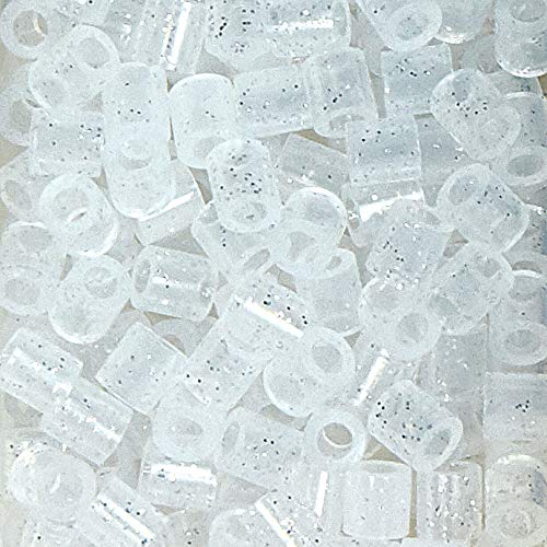Perler Beads Fuse Beads for Crafts, 1000pcs, Clear Glitter