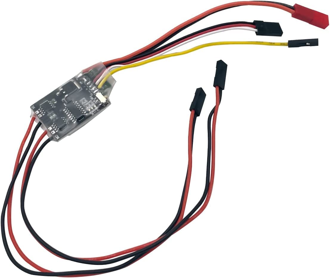 Dual Way Bidirectional Brushed 5A ESC 2S-3S Lipo Speed Control for RC Model Boat Tank 130 180 Brushed Motor Spare Parts