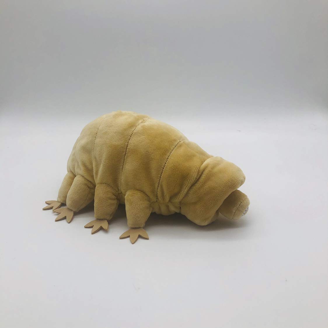 TAMMYFLYFLY Lifelike Tardigrade Plush Stuffed Animal Doll, 22cm, Beige, Model 20200711