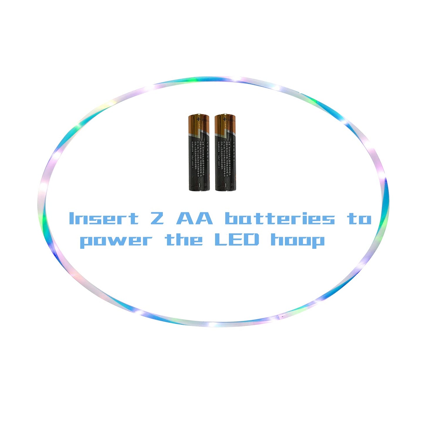 36In Led Hoop Dance Exercise Light Up Hoop For Kids Adults Children, Fitness Equipment Weight Loss Auto Color Changing Strobe Gl