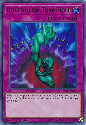 Yu-Gi-Oh! - Bottomless Trap Hole - Blrr-En101 - Ultra Rare - 1St Edition - Battles Of Legend: Relentless Revenge