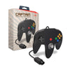 Hyperkin M07260-BK captain N64 enhanced controller Black