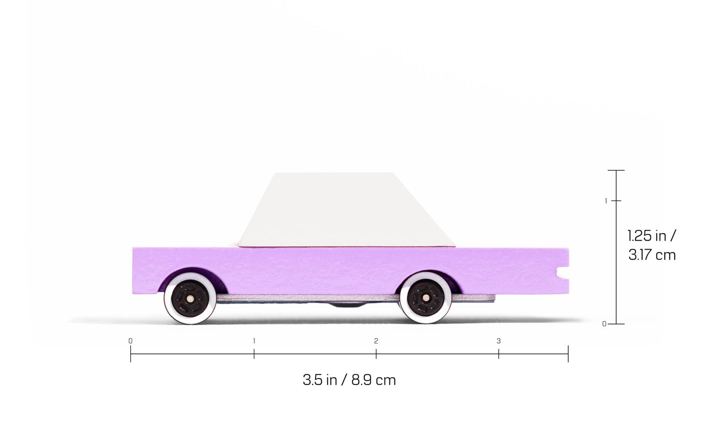 Candycar Wooden Diecast Collection - B.Berry, Premium Handcrafted Beech Wood Toy Car