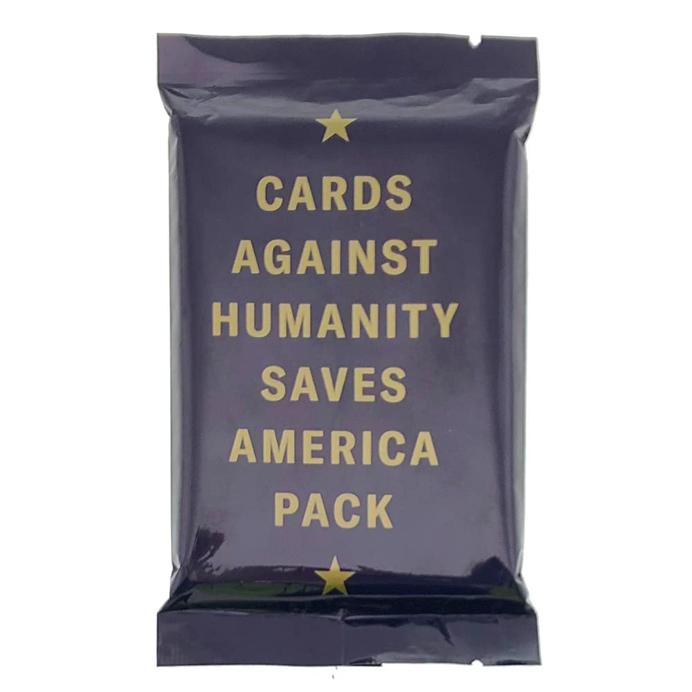 Cards Against Humanity Mini Expansion Pack - Saves America, Blue, Paper, Model CAHSA