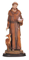 George S. Chen Imports 5-Inch Saint Francis Holy Figurine Religious Decoration Statue Decor