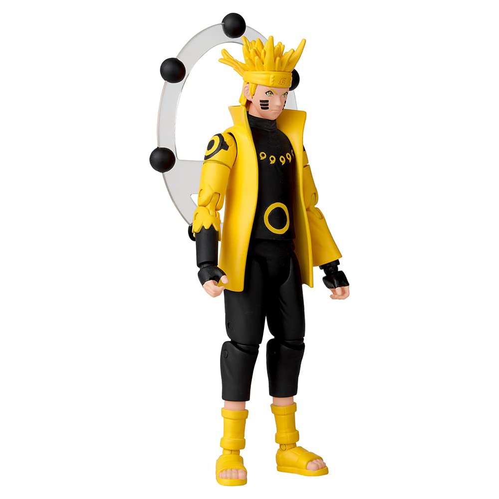 Bandai Anime Heroes Naruto Action Figure - Naruto Sage Of Six Paths | 17Cm Figure With Extra Hands & Accessories | Shippuden Anime Action Figure For Boys & Girls