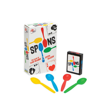 Spoons Games, Card Games For Kids - Spoons Game, Deck Of Cards, Fun Family Games For Kids And Adults, Playing Cards, Game Night,