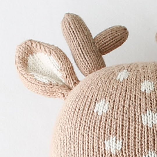 Cuddle + Kind Elliott The Fawn Regular 20'' Hand-Knit Doll - 1 Doll = 10 Meals, Fair Trade, Heirloom Quality, Handcrafted In Per