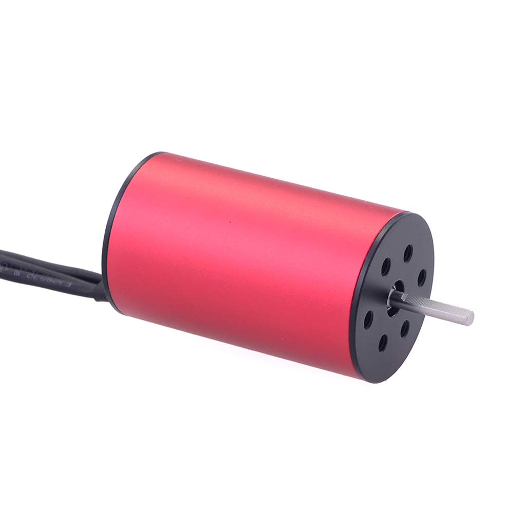 KingVal Replacement 2440 4600KV Waterproof Brushless Motor Shaft 2.3mm Compatible with 1/16 1/18 RC Car