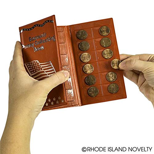 Rhode Island Novelty Red 3.5 X 6 Museum Penny Holder Book Two Per Order