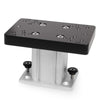Cannon 1904030 4-Inch Aluminum Fixed Base Pedestal Mount,Silver