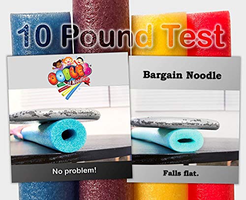 Oodles Of Noodles Deluxe Foam Pool Swim Noodles - 5 Pack Assorted
