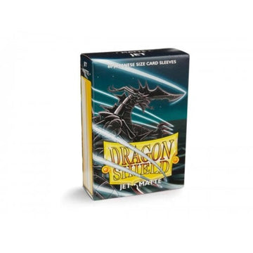 Dragon Shield Japanese Size Matte Card Sleeves 60 CT - Jet Matte, Smooth & Tough, Compatible with Yu-Gi-Oh & More