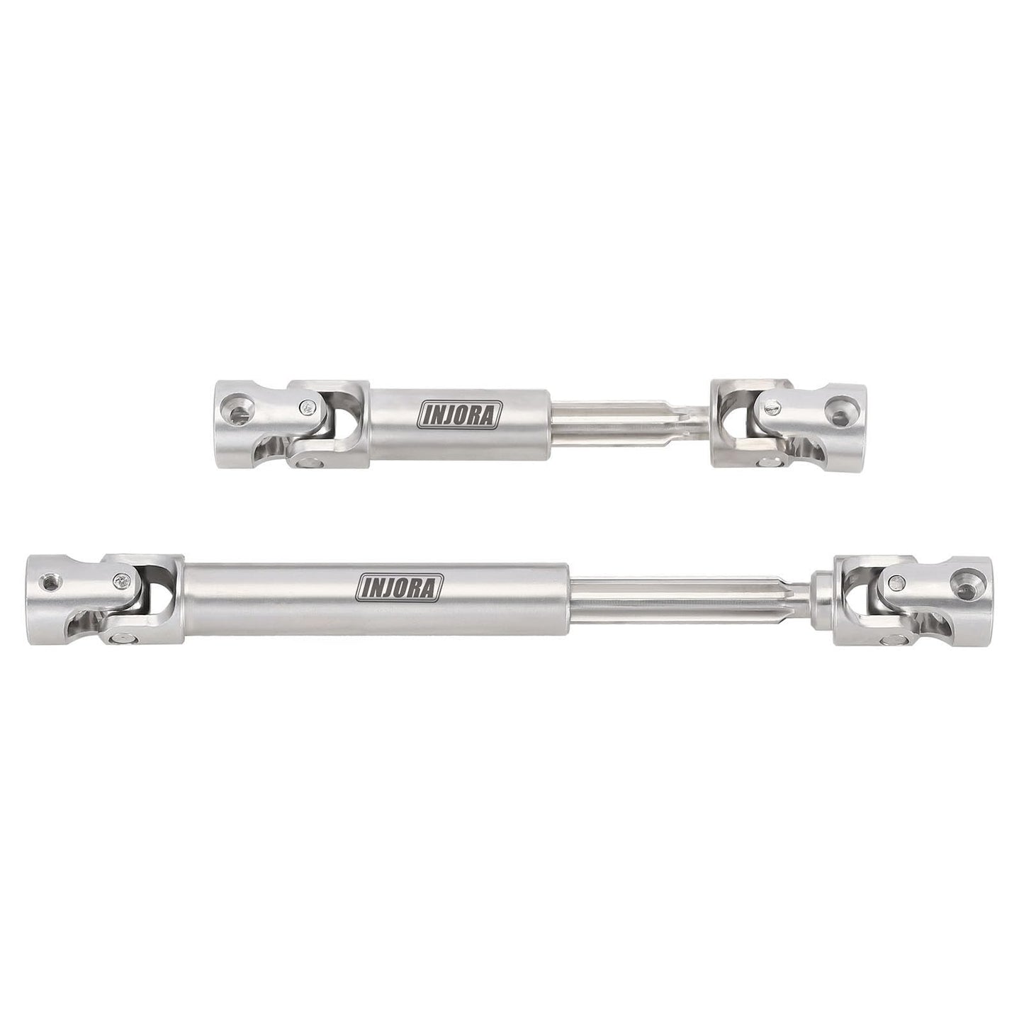 Injora 23G Stainless Steel Drive Shafts For 1/18 Rc Crawler Trx4M High Trail K10 F150