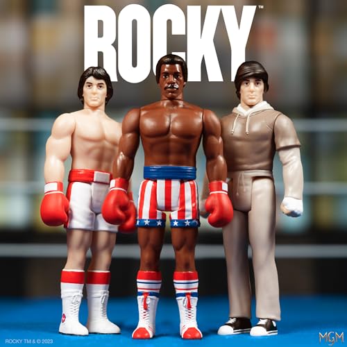 Super7 Rocky Balboa (Workout) - 3.75' Rocky Action Figure Classic Movie Collectibles And Retro Toys
