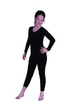 Girl'S Unitard Black Velvet M