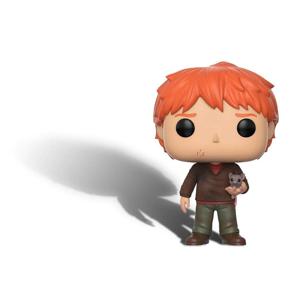 Funko Pop Movies Harry Potter-Ron Weasley With Scabbers Toy