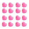 16Pcs Pink Rubber Duck Kids Bath Duck Toys ,Squeak Rubber Ducks In Bulk Rubber Ducks Baby Shower Duck Decorations Party Favors (2.2’’)