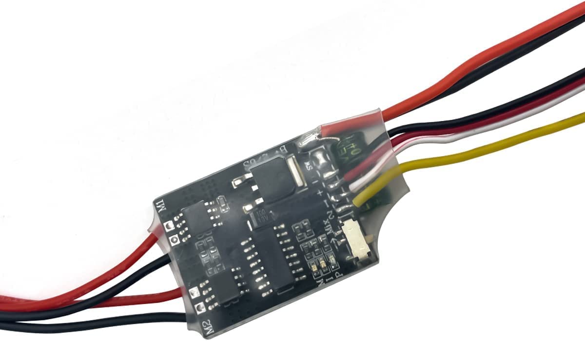 Dual Way Bidirectional Brushed 5A ESC 2S-3S Lipo Speed Control for RC Model Boat Tank 130 180 Brushed Motor Spare Parts