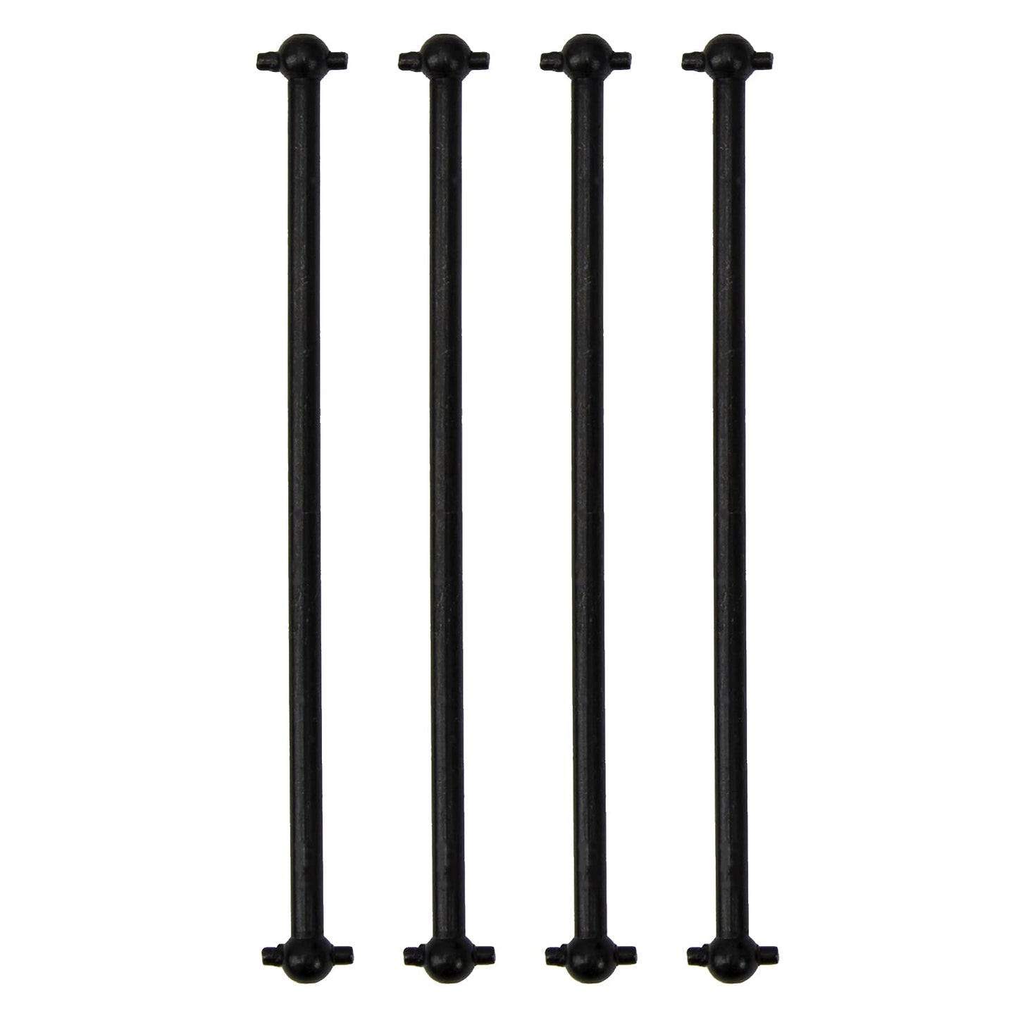 4Pack Front/Rear Center Drive Dogbone Shaft 100mm 538104 Transmission Shaft Compatible with Redcat Racing HSP HPI FS-Racing 1/10