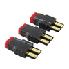 OliYin 3pcs compatible with TRX Male to T plug Female Connector Adapter(pack of 3)