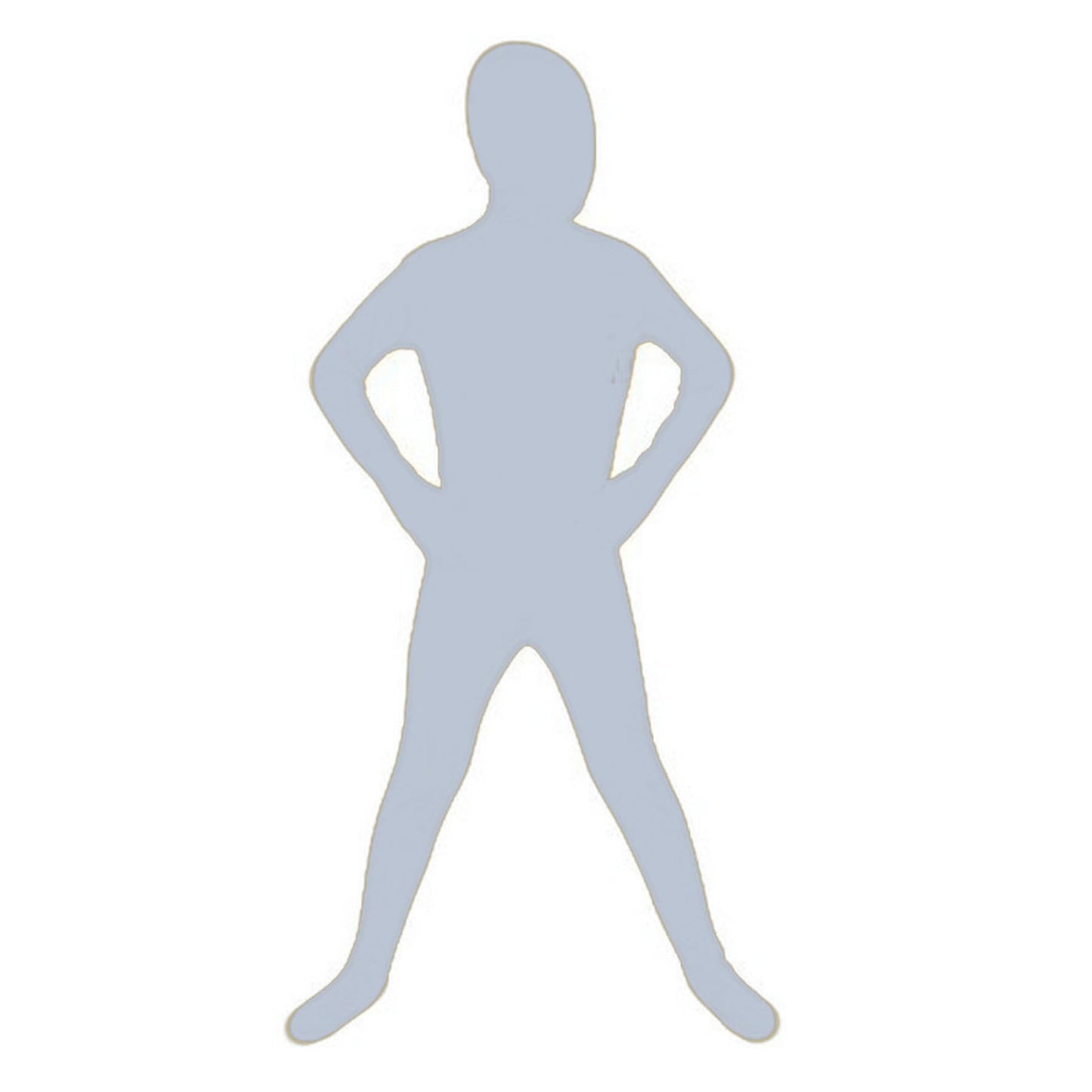 Kids Boys Girls Halloween Costume Invisible Cloak Unisex Full Bodysuit Spandex Stretch Zentai Suit (full Bodysuit, kid S/height
