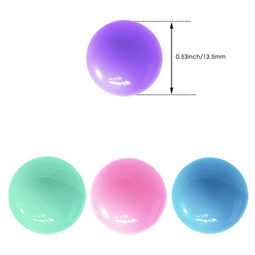 Hotusi 40Pcs Game Replacement Marbles Balls Compatible With Hungry Hungry Hippos