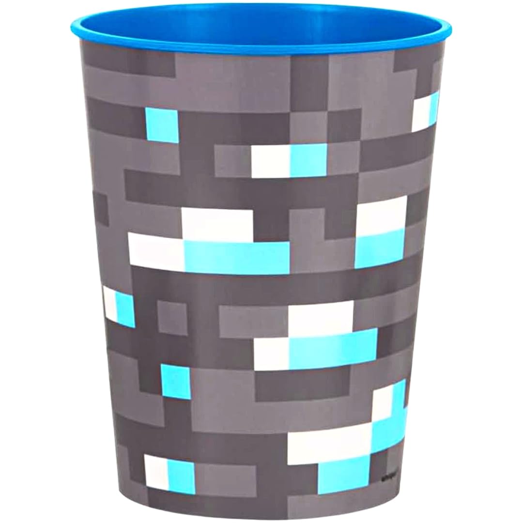 Unique Plastic Stadium Cup - 16Oz, Minecraft, 1 Pc