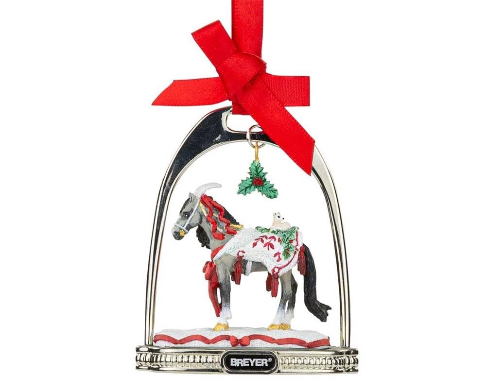 Breyer Horses 2021 Holiday Collection | Stirrup Ornament - Arctic Grandeur | Model #700322