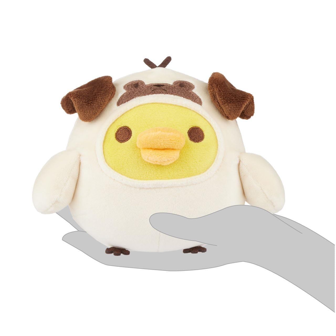 Rilakkuma Kiiroitori San-X Original Pug Costume Plush - 6-inch Plush