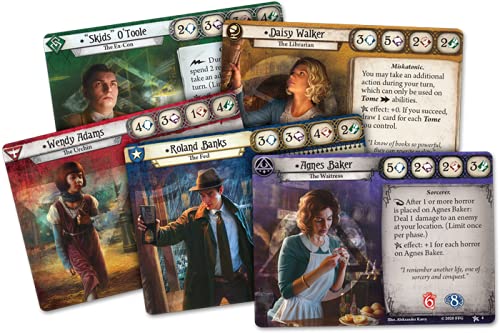 Arkham Horror The Card Game Revised Core Set  Horror Game  Mystery Game  Cooperative Card Games For Adults And Teens Ages 14+  1