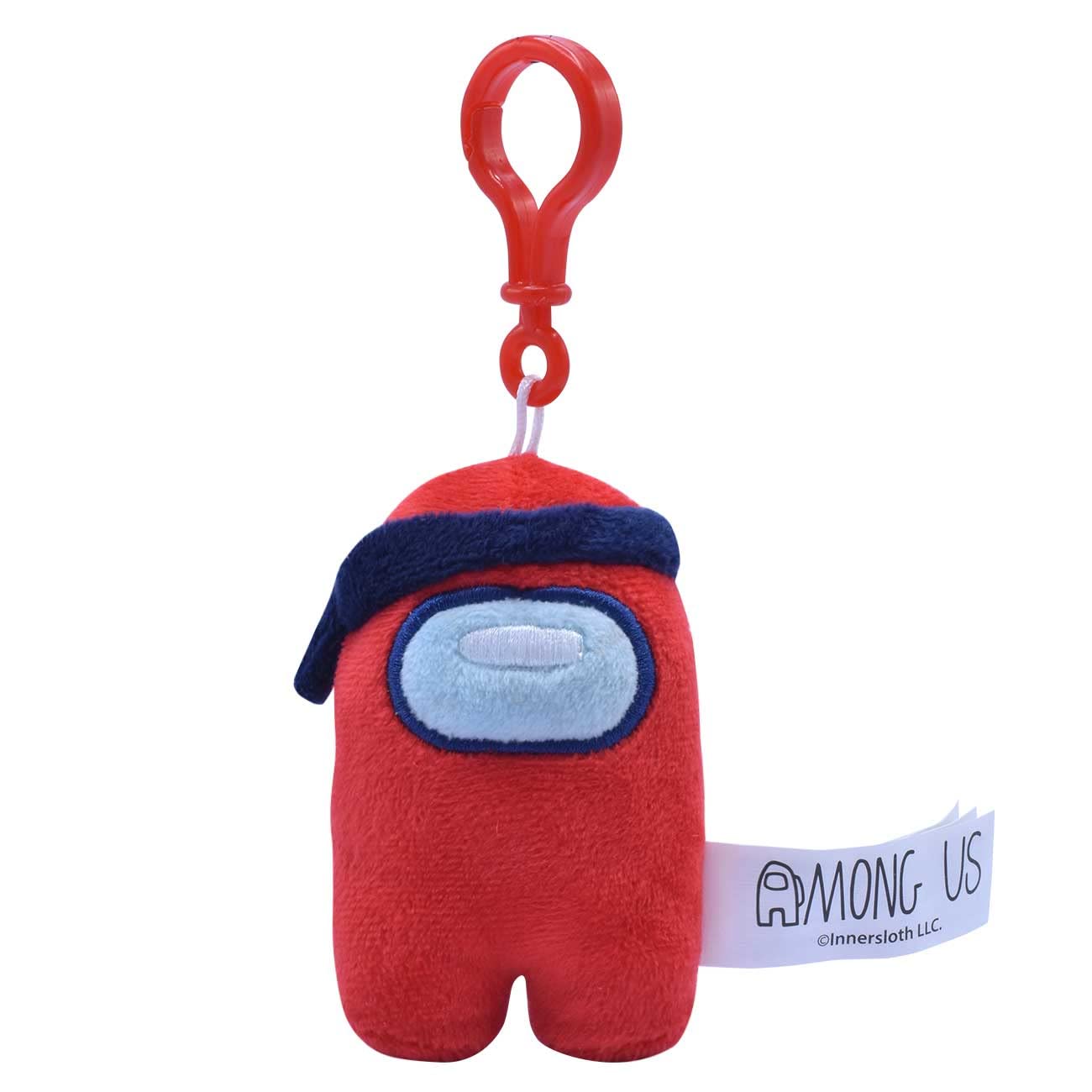 Just Toys LLC Among Us 3" Plush Backpack Hanger - Series 2, Green, Polyester, Model 787790987963